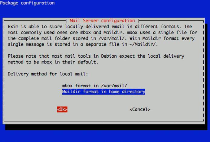 Exim4 mail format configuration on Ubuntu 11.04 LTS (Lucid).